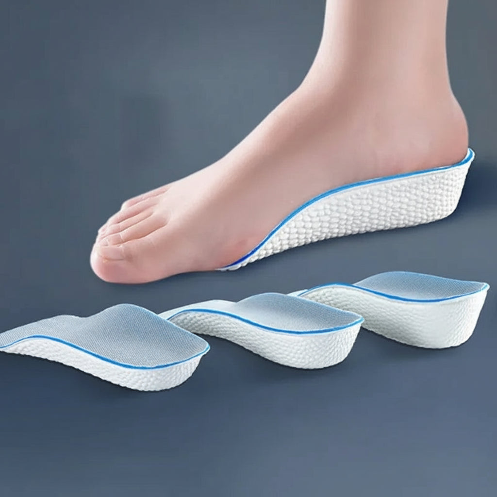 ComfortStride – Semelles orthopédiques avec support plantaire surélevé | Gain de hauteur et maintien toute la journée