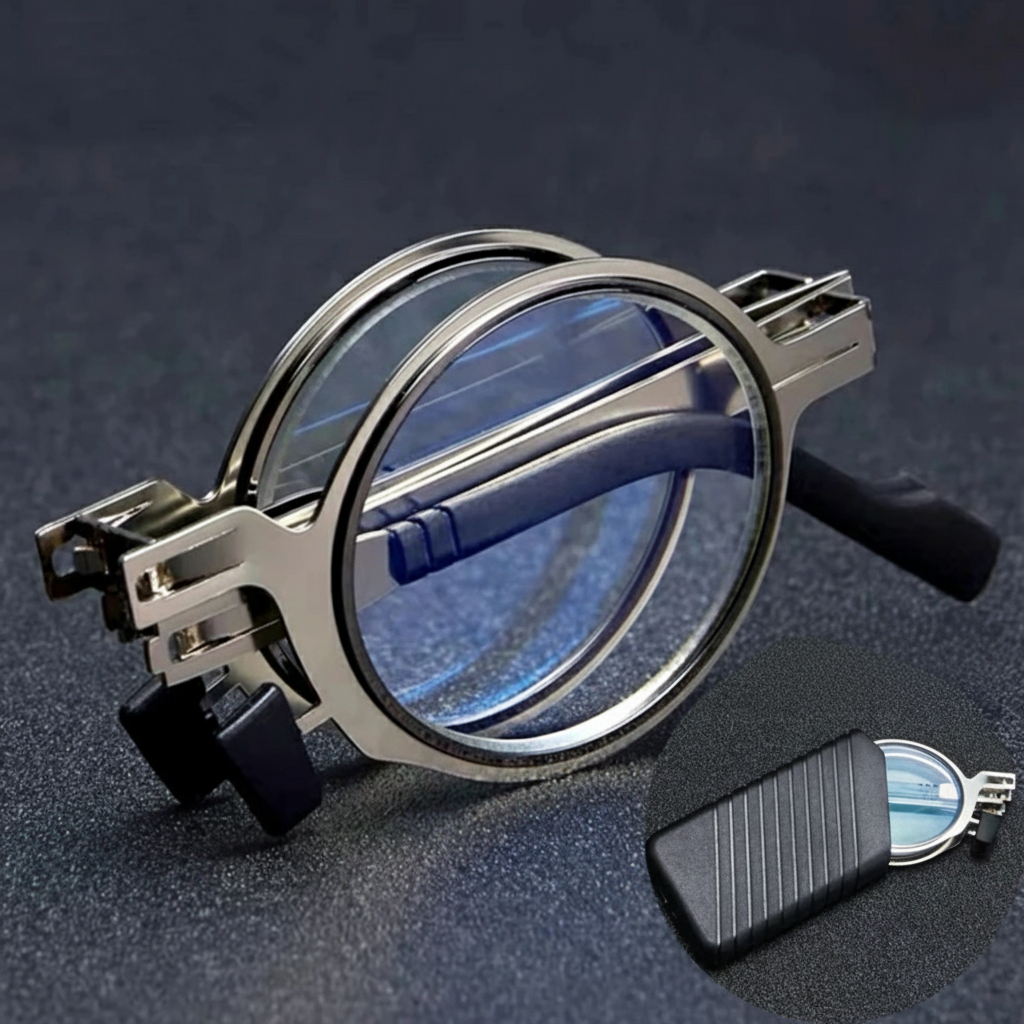 Lunettes de lecture pliables – Design ultraléger et facile à glisser dans une poche, avec filtre anti-lumière bleue en option