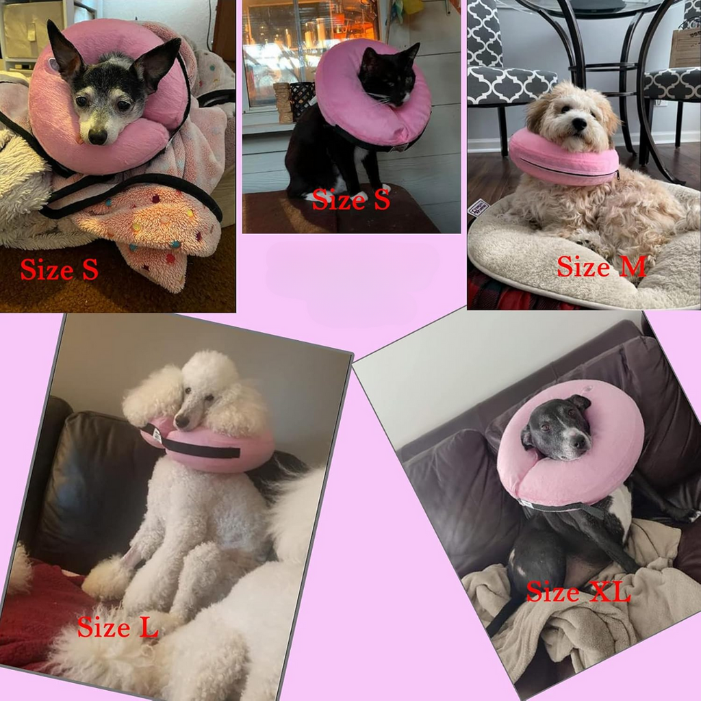 Inflatable Dog Recovery Collar for Post-Surgery Protection – Soft Comfortable Alternative to Cone for Pets