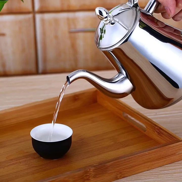 Bollitore a induzione con filtro integrato per una bollitura rapida – Bollitore elettrico per acqua, tè, caffè e l’uso quotidiano in cucina