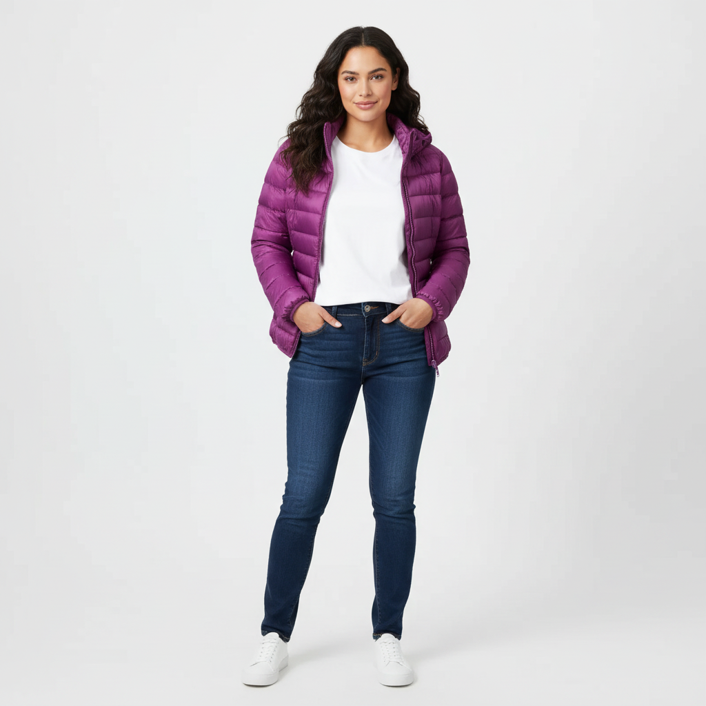 Janice Veste matelassée pour femme à coupe sportive, pour un confort optimal