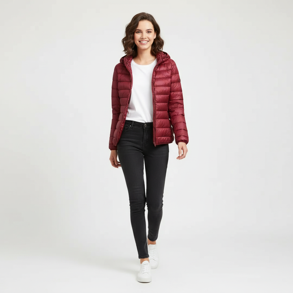 Janice Veste matelassée pour femme à coupe sportive, pour un confort optimal