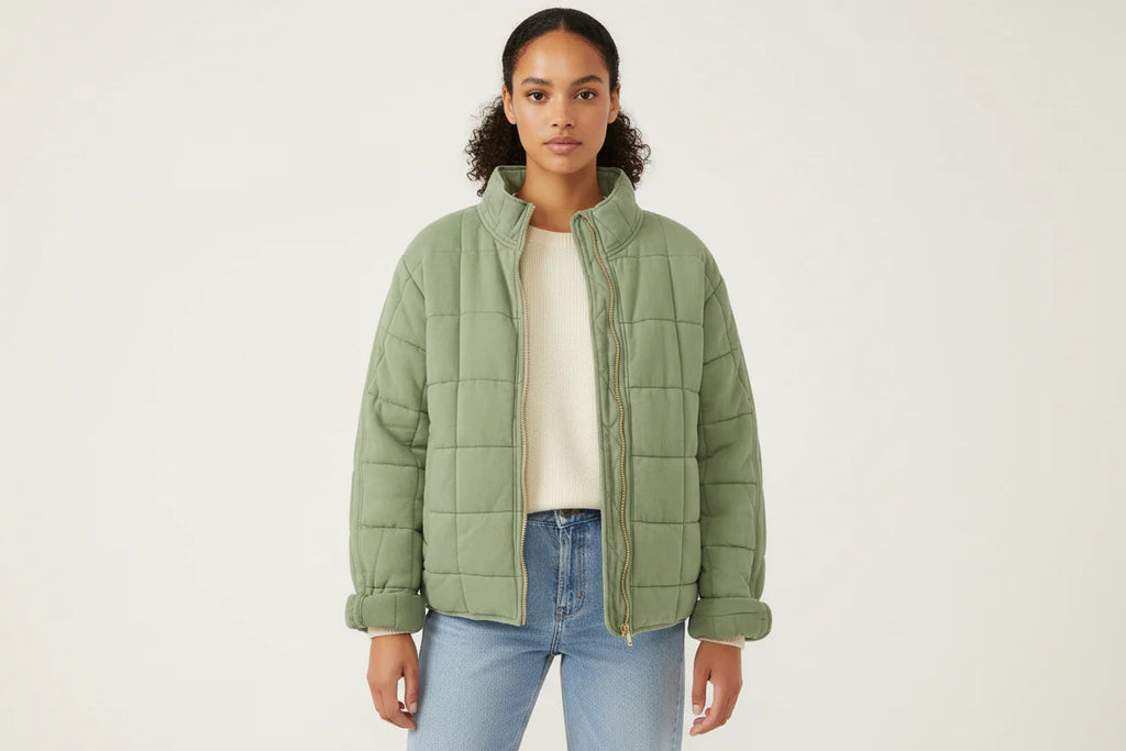 Gemütliche Steppjacke für Damen