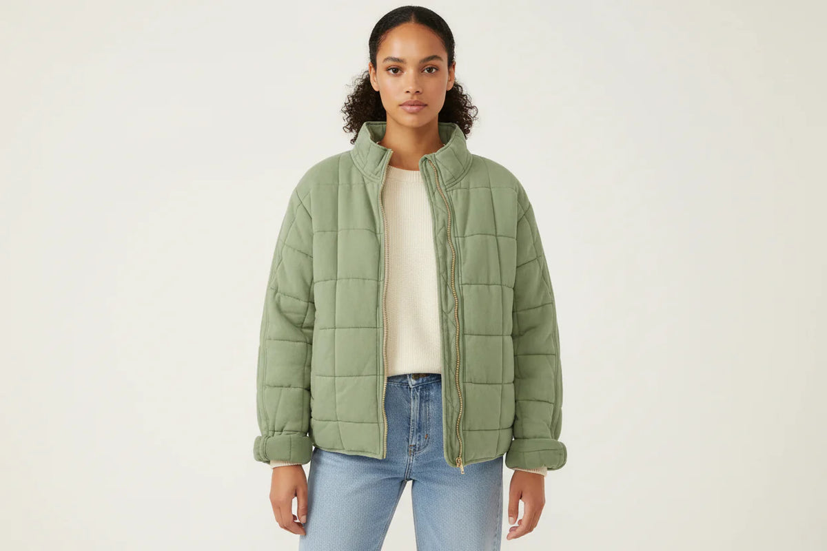 Gemütliche Steppjacke für Damen