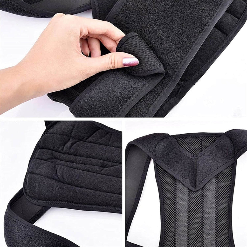 Chaleco de soporte postural - Ayuda ajustable para la alineación de la espalda y los hombros, ideal para la comodidad diaria