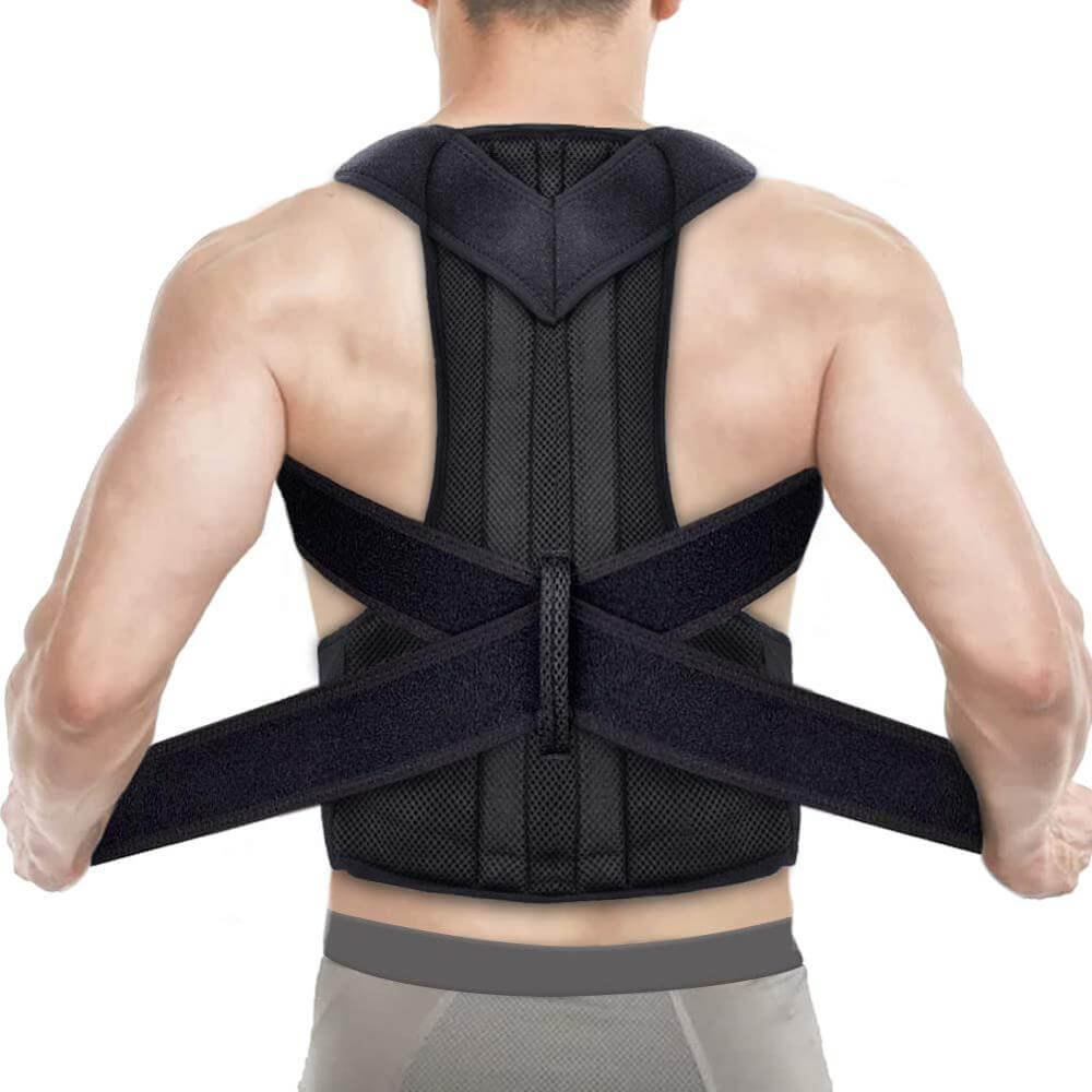 Chaleco de soporte postural - Ayuda ajustable para la alineación de la espalda y los hombros, ideal para la comodidad diaria