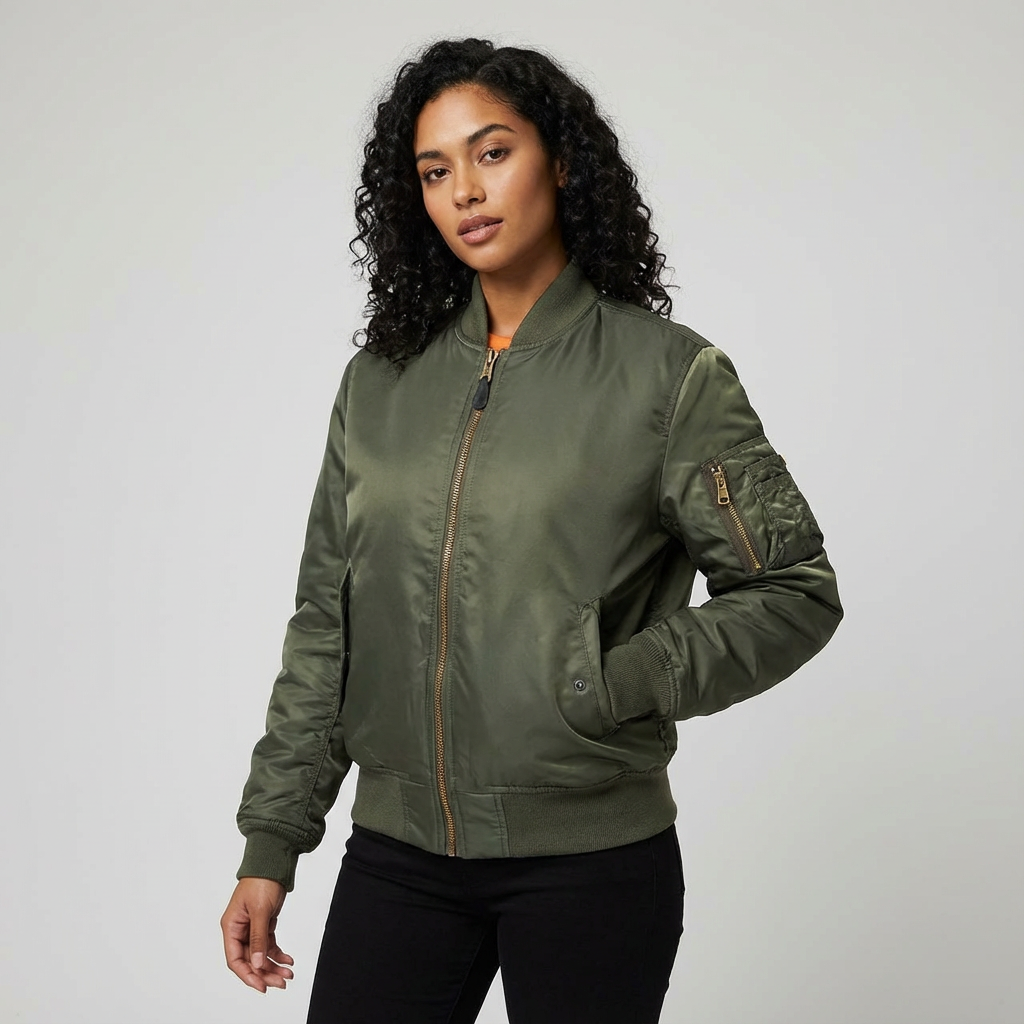 Lucy Eva - Zeitlose Utility-Bomberjacke