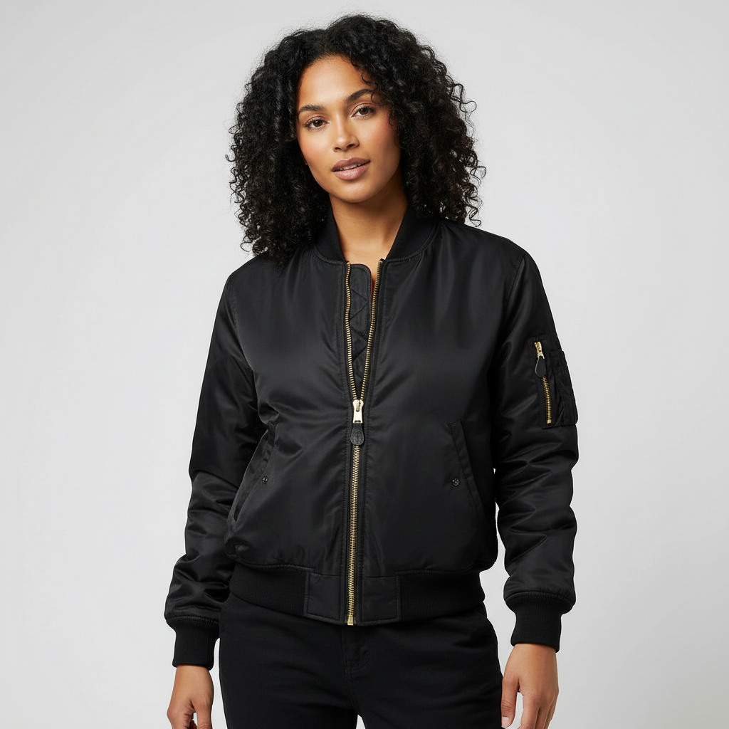 Lucy Eva - Zeitlose Utility-Bomberjacke