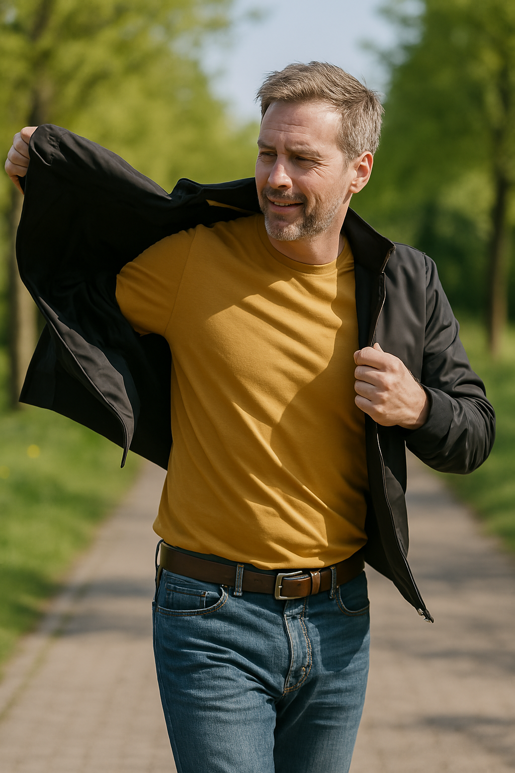 Veste légère pour homme Levi – Pour les journées actives en toute saison