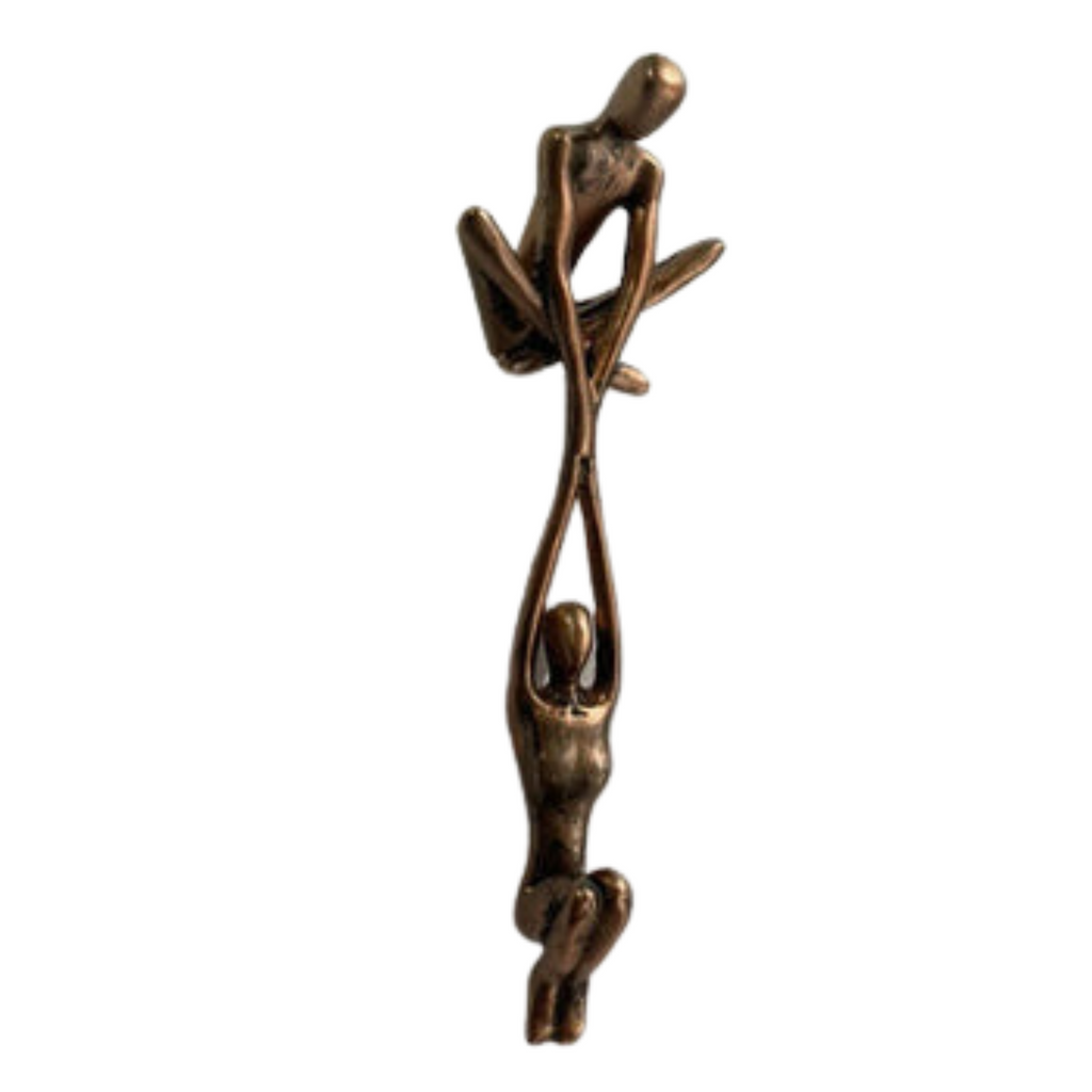 Eternal Love and Strength Sculpture – Modern Resin Figurine for Home Décor | Symbolic Ornament & Gift Piece