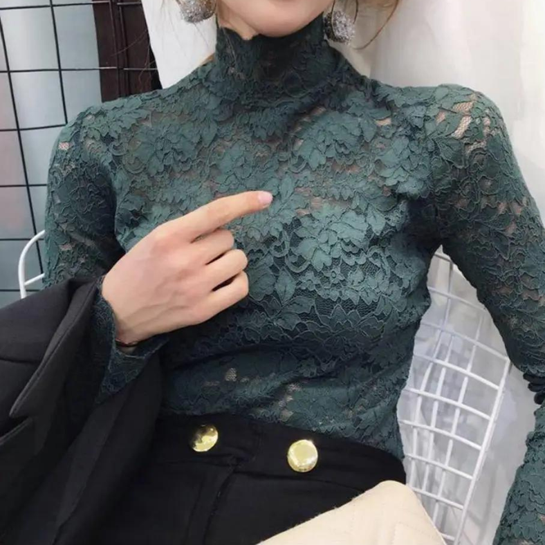 Blusa elegante de encaje