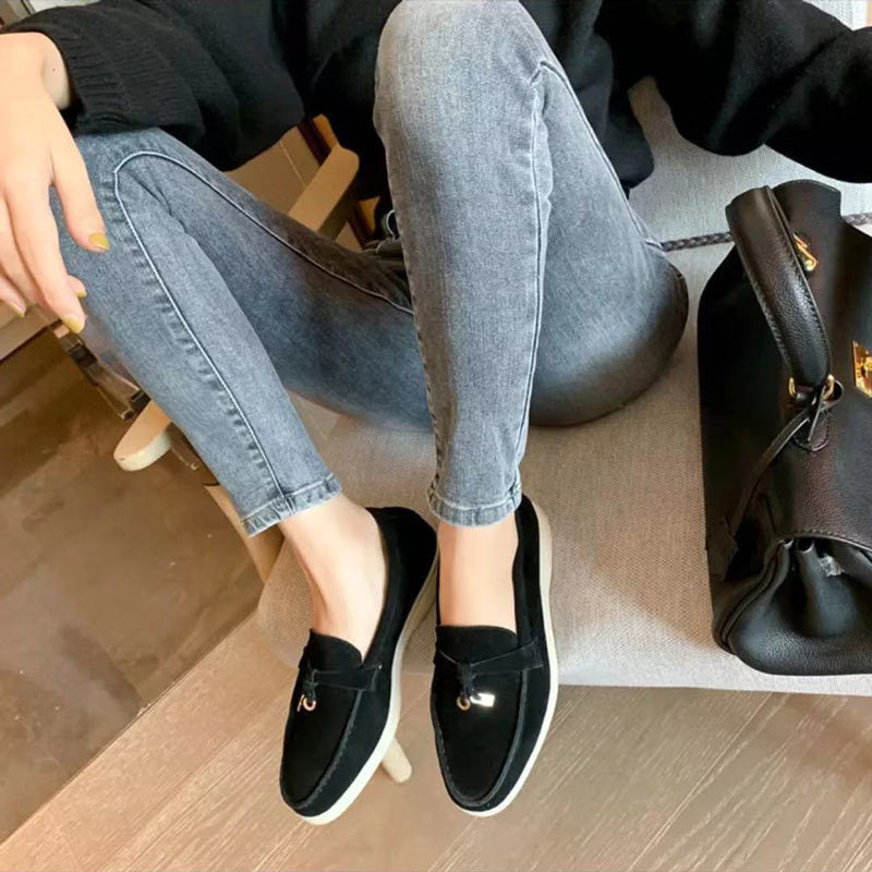 Arden Mae. – Damen-Loafer mit spitzer Zehenkappe