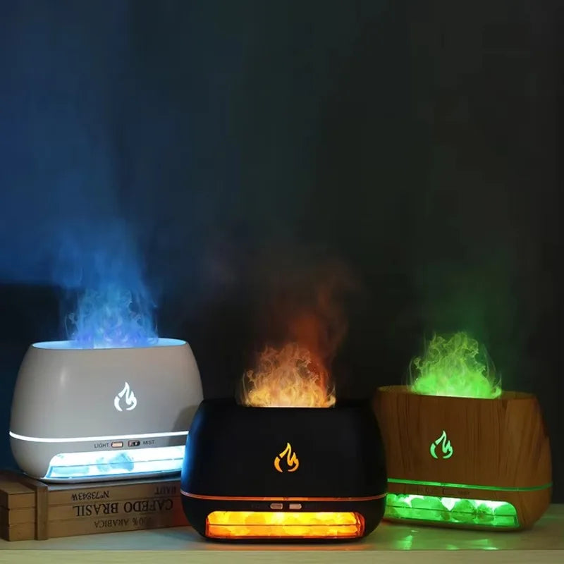 Diffuseur d’arômes avec lumière d’ambiance pour la maison – Diffuseur décoratif relaxant pour la chambre, le salon et la relaxation quotidienne