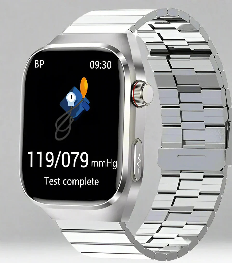Smart Health & Activity Watch – Advanced Wellness Tracking with 2.04-Inch AMOLED Display