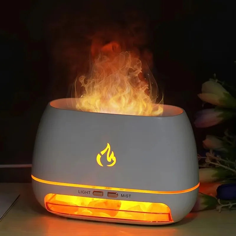 Diffuseur d’arômes avec lumière d’ambiance pour la maison – Diffuseur décoratif relaxant pour la chambre, le salon et la relaxation quotidienne