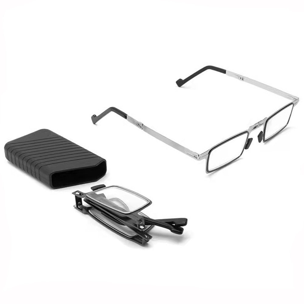 Lunettes de lecture pliables – Design ultraléger et facile à glisser dans une poche, avec filtre anti-lumière bleue en option