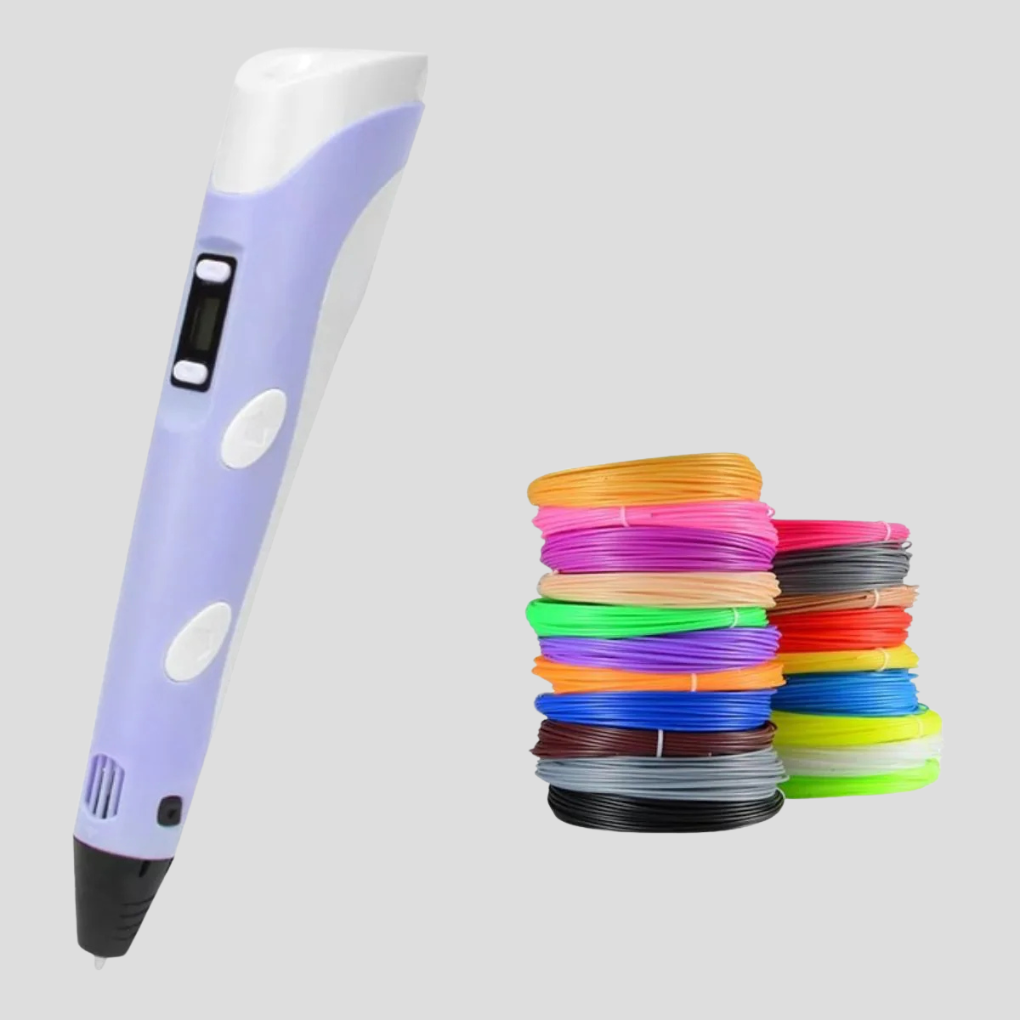 3D-Zeichenstift – Einstellbare Geschwindigkeit, USB-betrieben, kompatibel mit PLA-/ABS-Filamenten