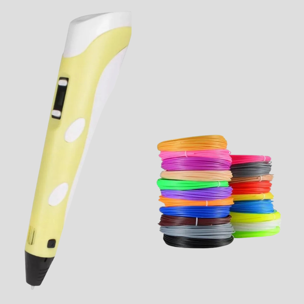 3D-Zeichenstift – Einstellbare Geschwindigkeit, USB-betrieben, kompatibel mit PLA-/ABS-Filamenten