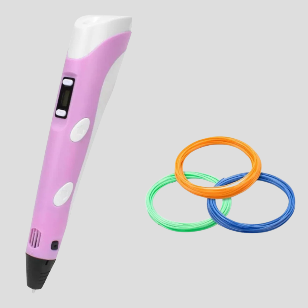 3D-Zeichenstift – Einstellbare Geschwindigkeit, USB-betrieben, kompatibel mit PLA-/ABS-Filamenten