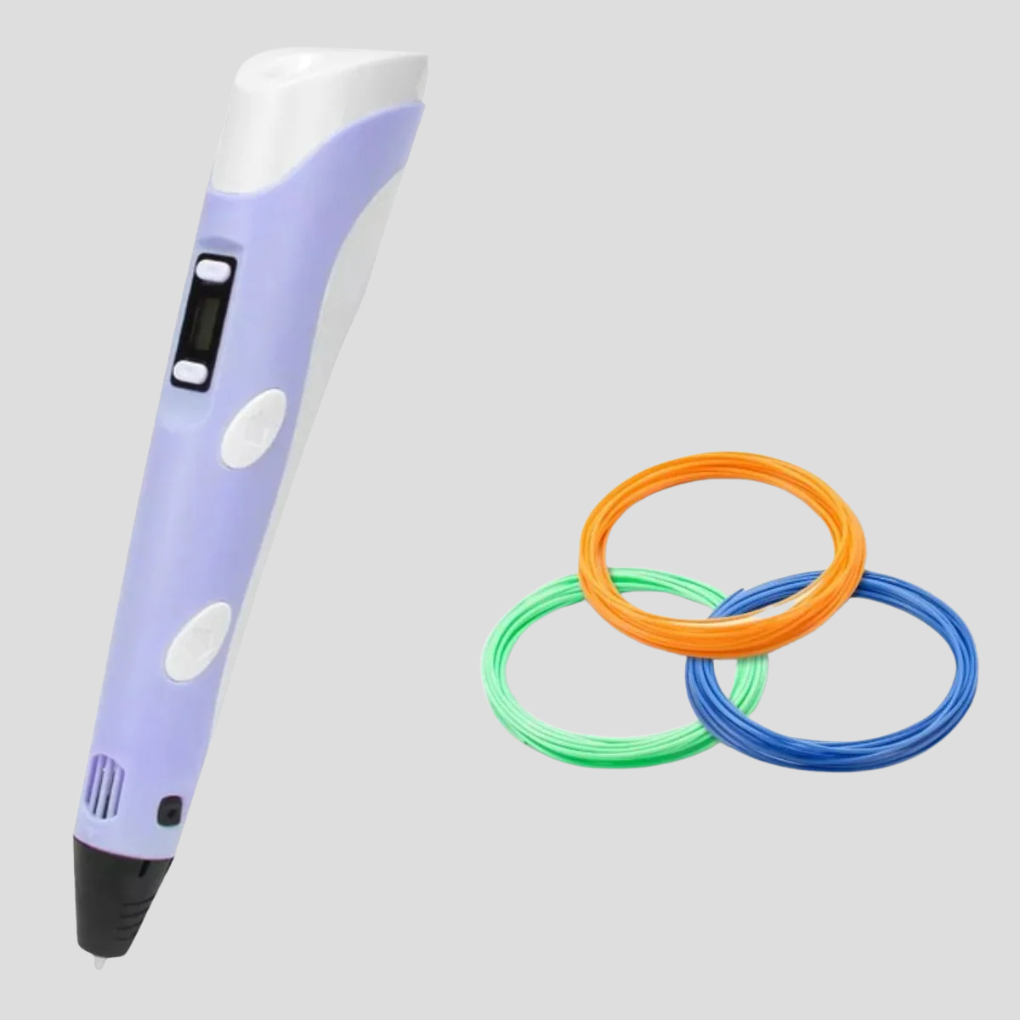 3D-Zeichenstift – Einstellbare Geschwindigkeit, USB-betrieben, kompatibel mit PLA-/ABS-Filamenten