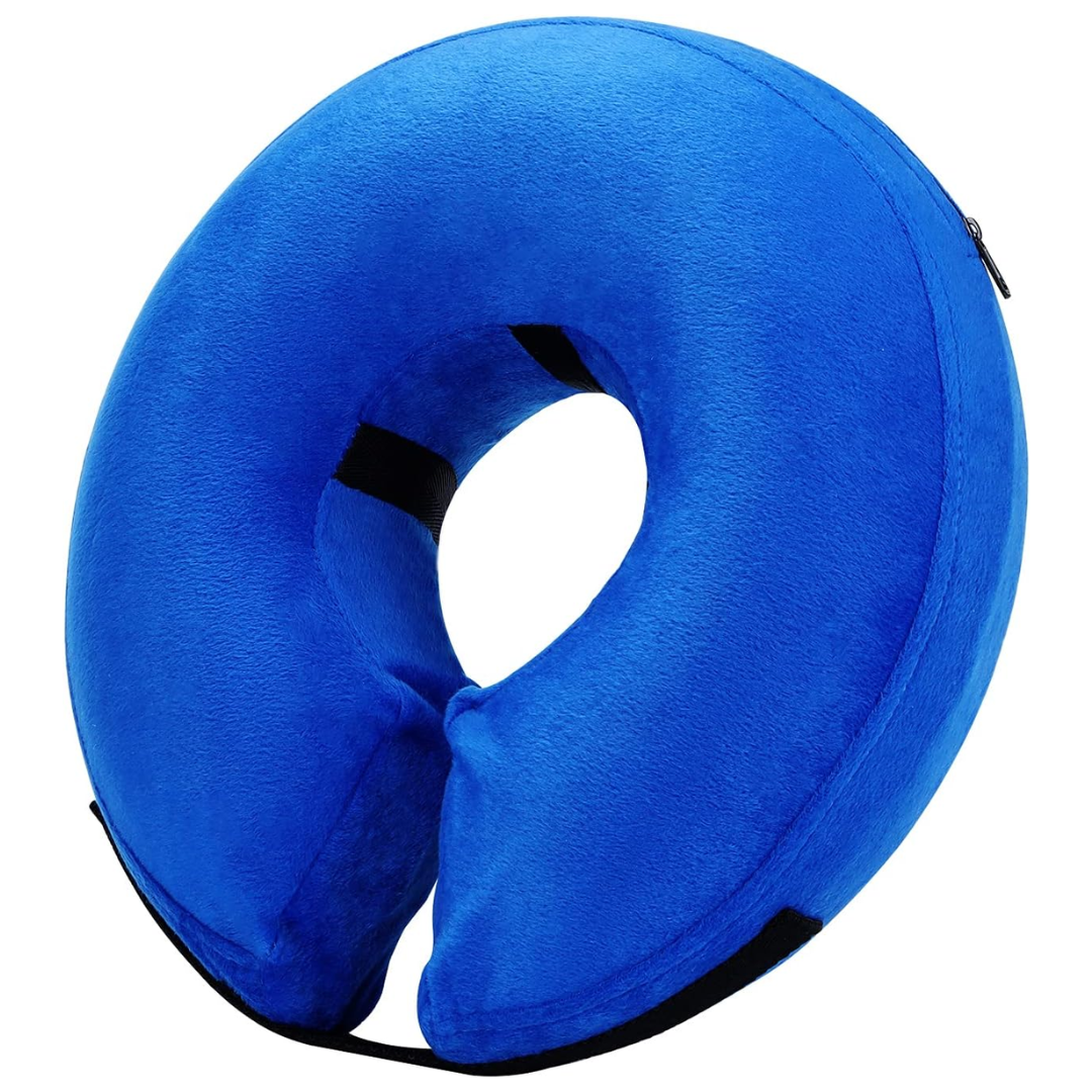 Inflatable Dog Recovery Collar for Post-Surgery Protection – Soft Comfortable Alternative to Cone for Pets