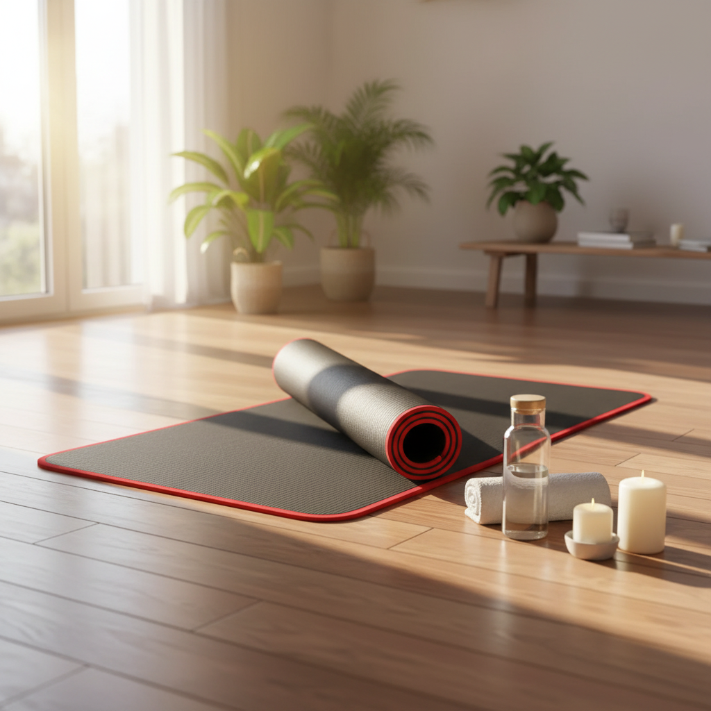 Tappetino da allenamento extra spesso antiscivolo – Imbottitura da 10 mm per comfort e stabilità superiori