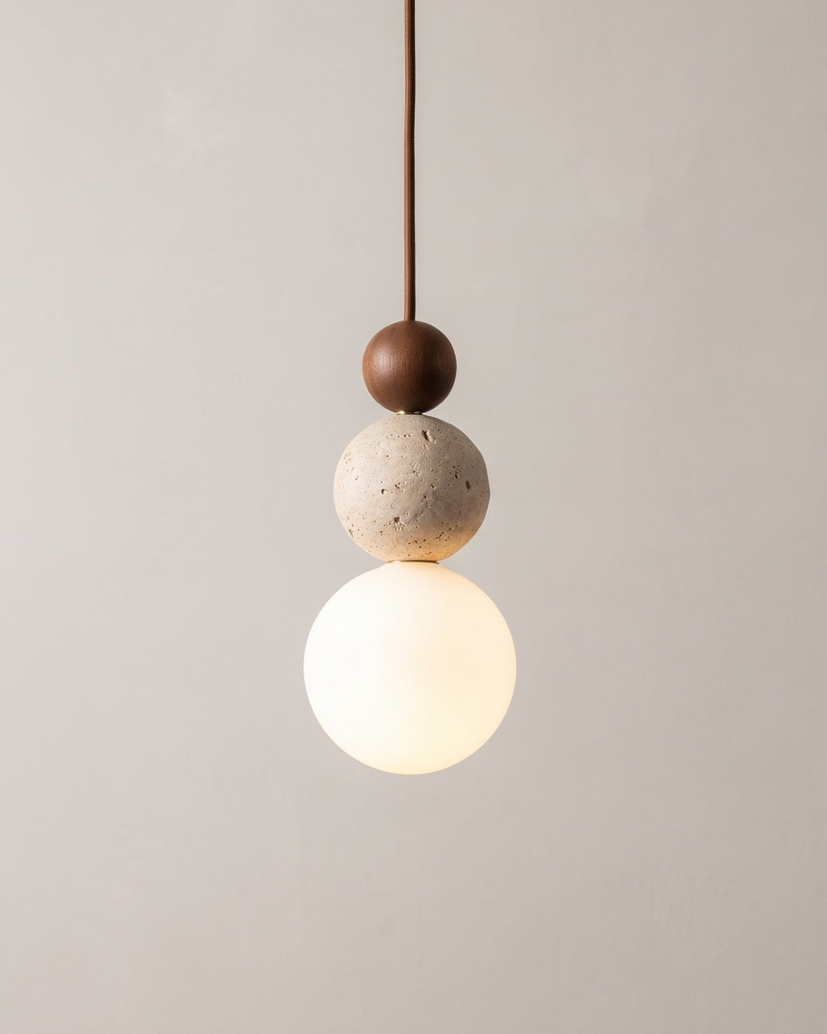 The Stone & Globe Pendant