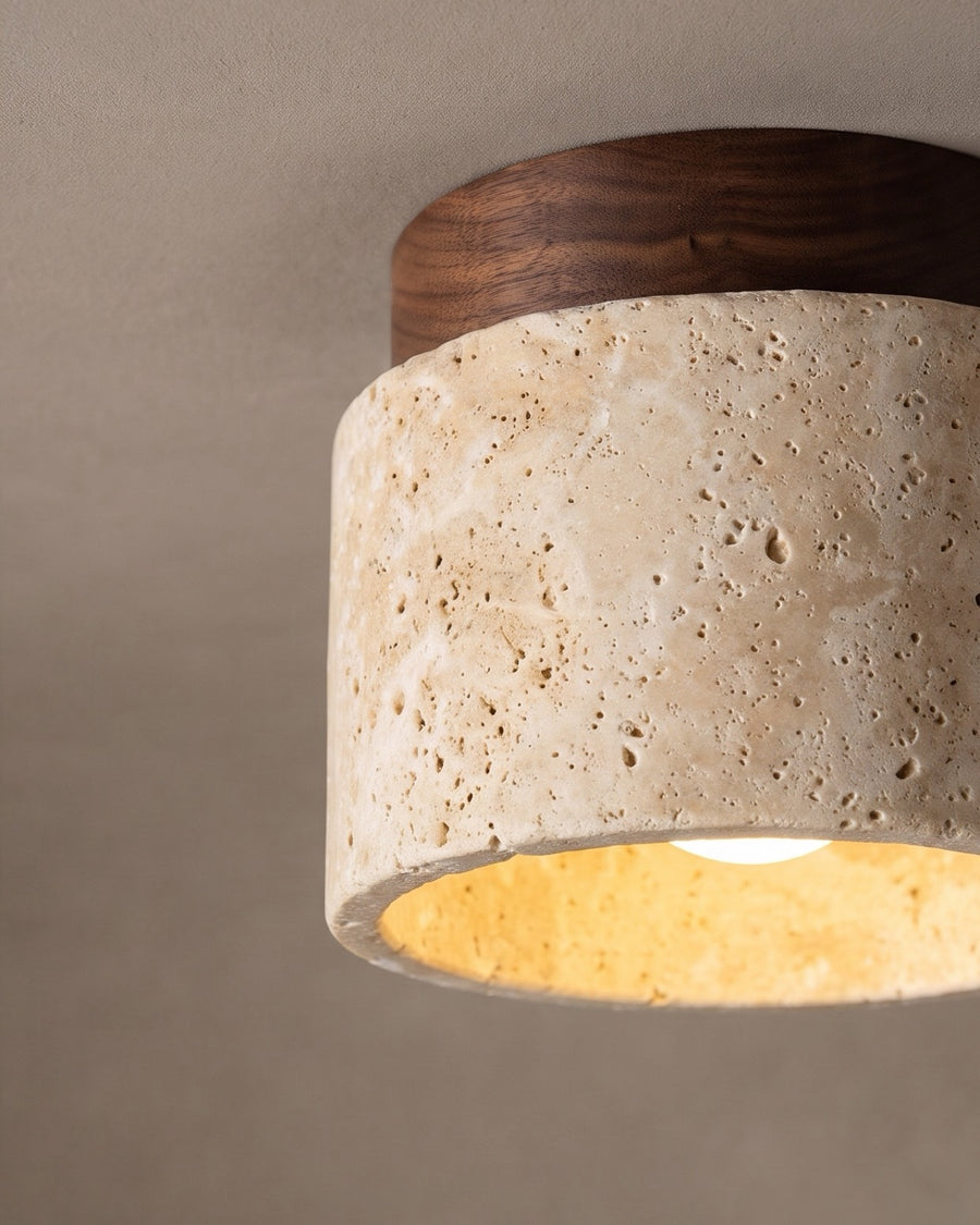 The Travertine Ceiling Light