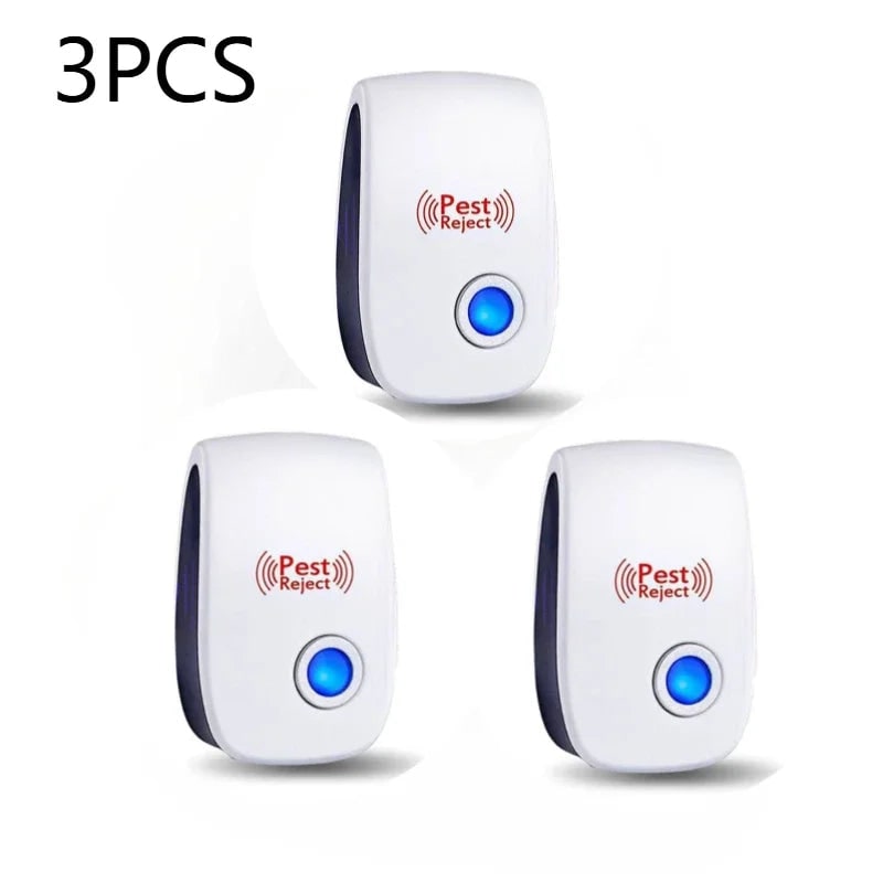 Bed Bug Pest Control Ultrasonic Repeller Plug-In Device with LED Indicator - Image 9
