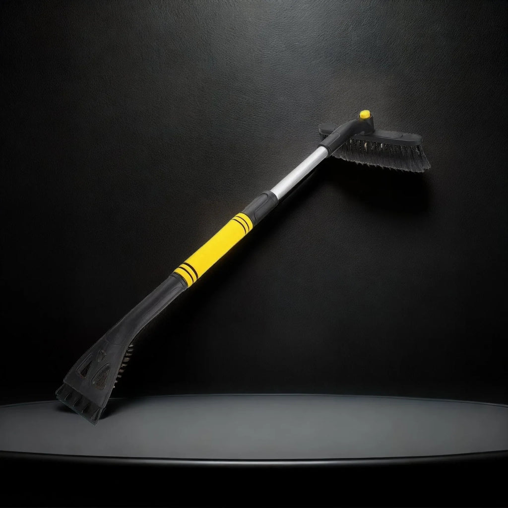 Car Snow Brush and Ice Scraper with Rotating Head and Extendable Pole - Image 7