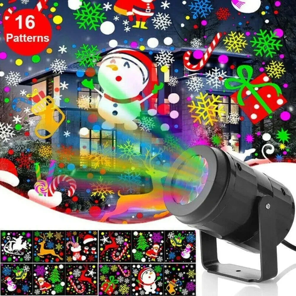 Christmas Light Projector Outdoor with Rotating Holiday Patterns and Adjustable Mount - Image 5