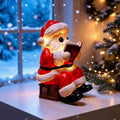 Christmas Night Light with LED Santa Claus Design Battery Operated Figurine - Image 1