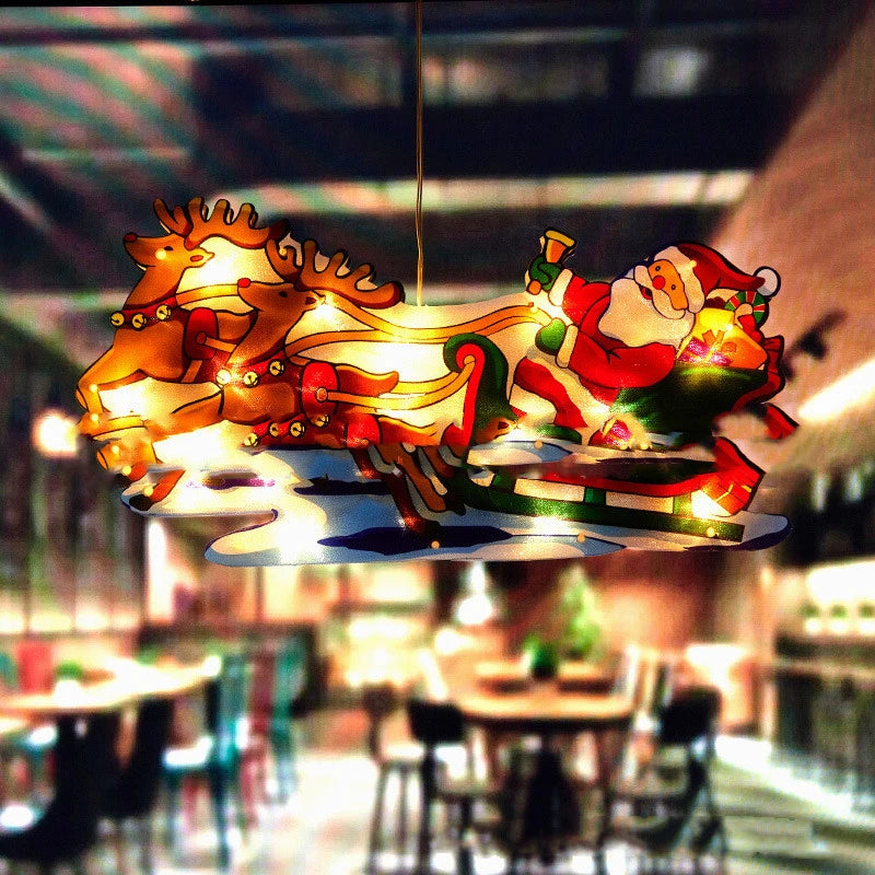 Christmas Window Lights with Warm White LED and Suction Cup Mount Battery Operated - Image 9