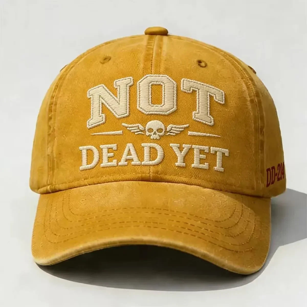 Custom Baseball Caps with Distressed Washed Cotton and Embroidered Vintage Retro Design - Image 6