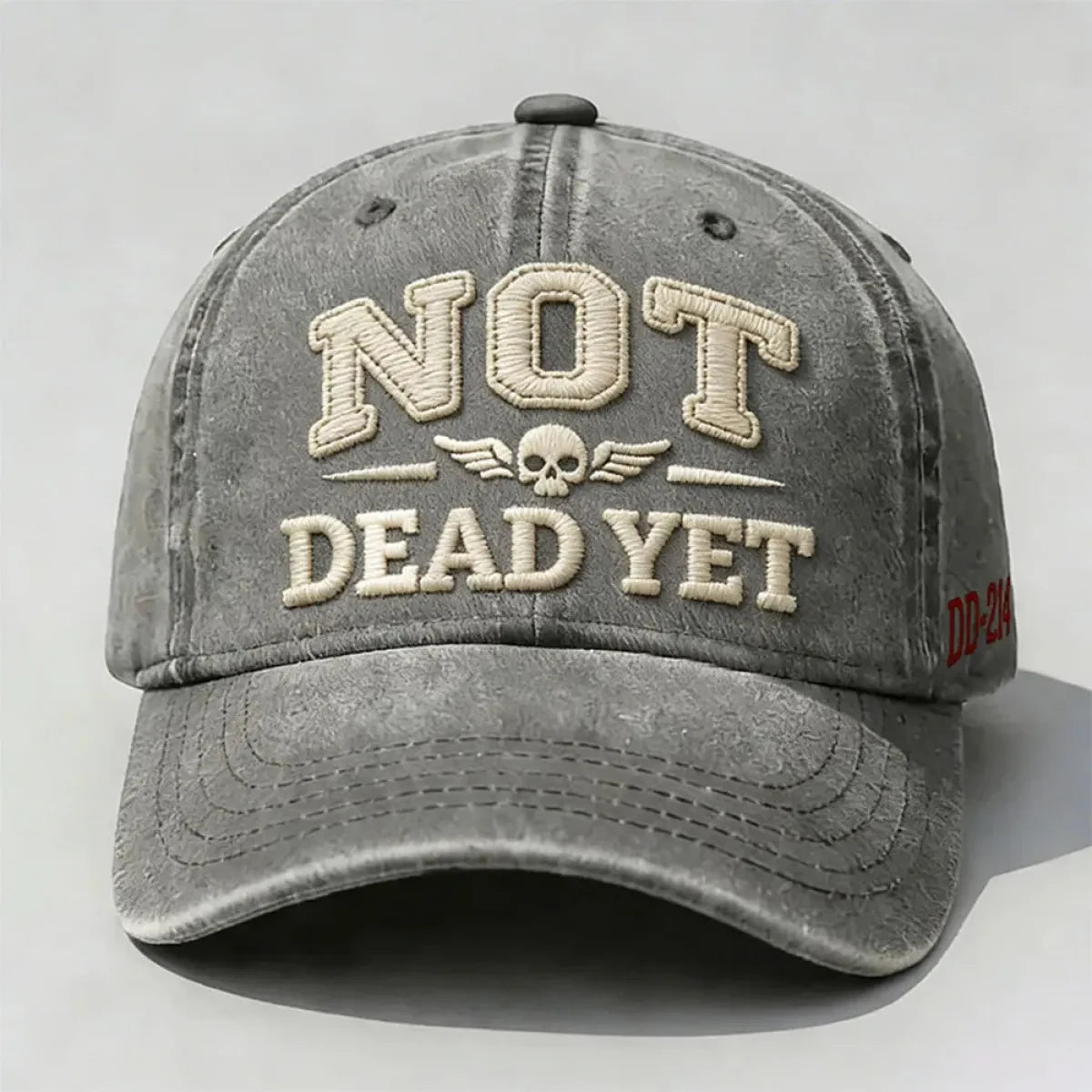 Custom Baseball Caps with Distressed Washed Cotton and Embroidered Vintage Retro Design - Image 7
