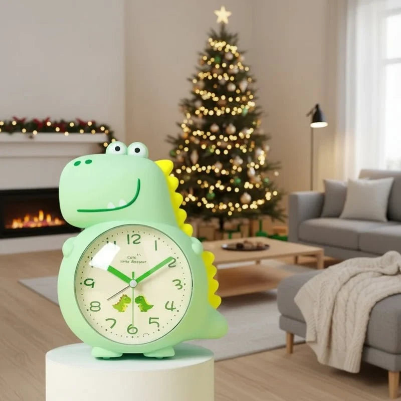 Dinosaur Analog Alarm Clock with Gentle Wake-Up Light - Image 3