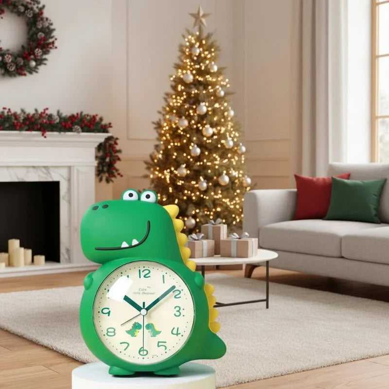 Dinosaur Analog Alarm Clock with Gentle Wake-Up Light - Image 4