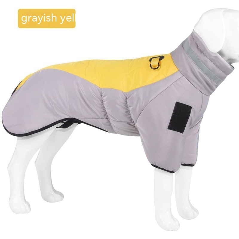Dog Winter Coat with Waterproof Shell and Reflective Stripe for Large - Image 1