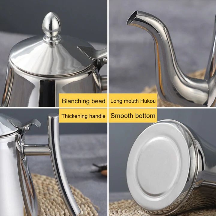 Bollitore a induzione con filtro integrato per una bollitura rapida – Bollitore elettrico per acqua, tè, caffè e l’uso quotidiano in cucina