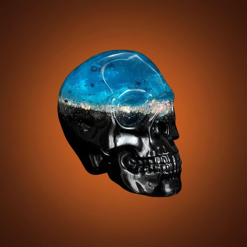 Three-Piece Skull Silicone Mold Set for Resin, Wax and Candle Crafts - Image 4