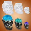 Three-Piece Skull Silicone Mold Set for Resin, Wax and Candle Crafts - Image 7