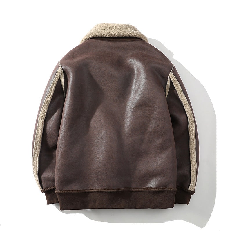 Le blouson aviateur en similicuir