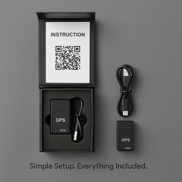 GPS Tracker Mini Vehicle Tracking Device with Magnetic Base and Real-Time Portable Locator - Image 5