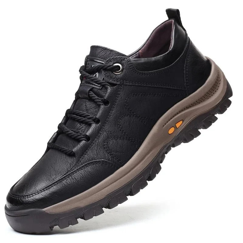 Men's Waterproof Leather Shoes - Smooth Walk