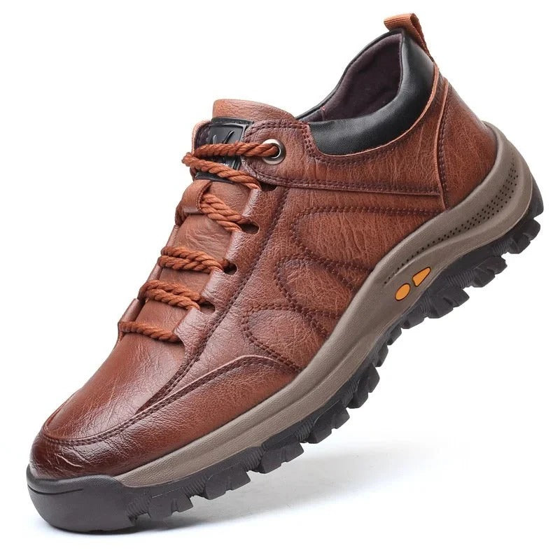 Men's Waterproof Leather Shoes - Smooth Walk