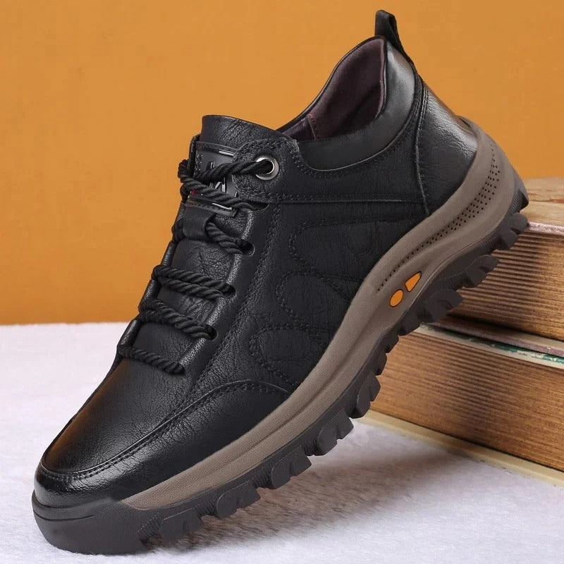 Men's Waterproof Leather Shoes - Smooth Walk