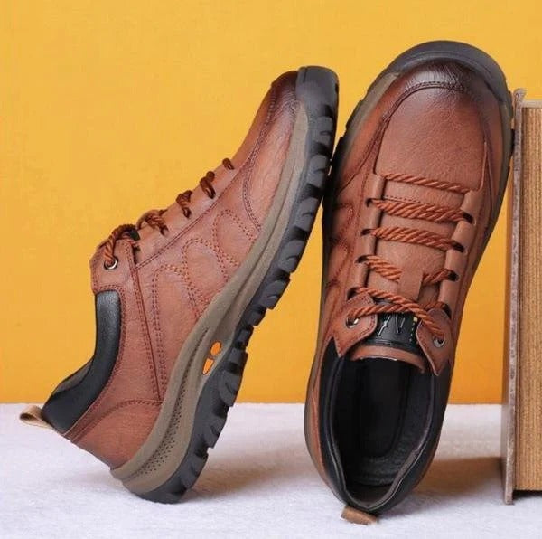 Men's Waterproof Leather Shoes - Smooth Walk