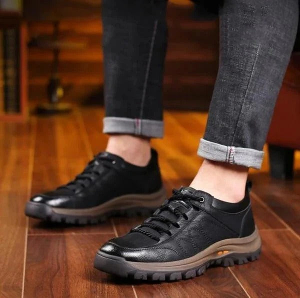 Men's Waterproof Leather Shoes - Smooth Walk