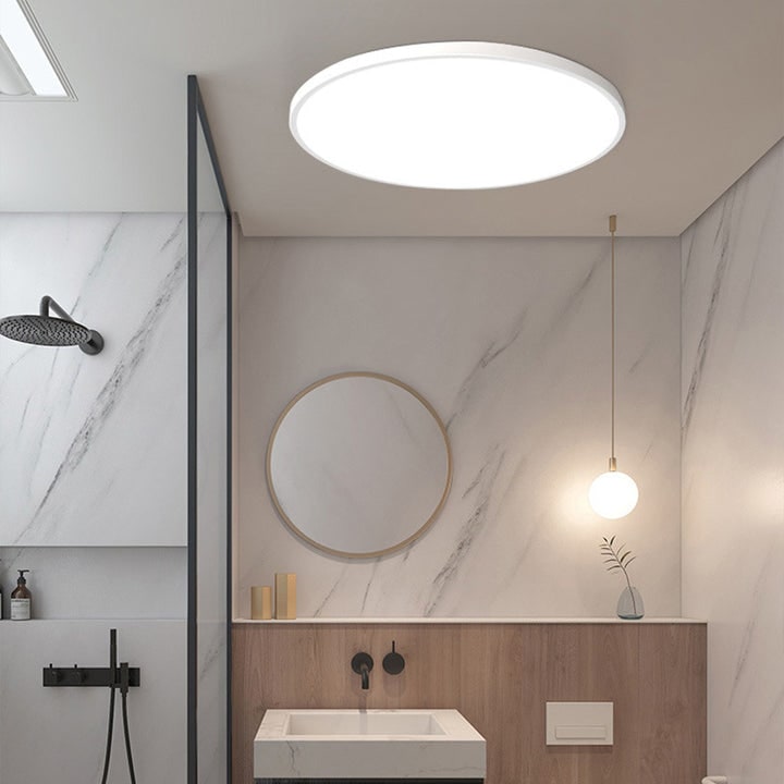 LED Ceiling Light Fixture with Flush Mount Design and Bright Modern Round Illumination - Image 7