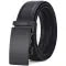 Men's Leather Ratchet Belt with Automatic Buckle and Adjustable Length - Image 6